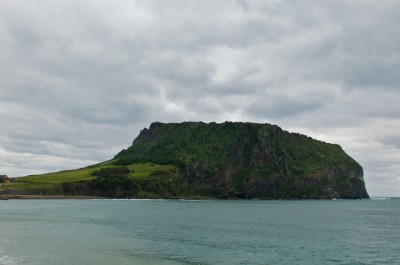 La roche volcanique de Jeju